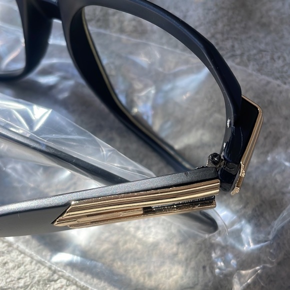 - ⭐️CELEBRITY  MATTE BLACK Gazelle STYLE Retro Frame Glasses *NEW* - Picture 7 of 8